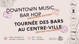 🎃 Downtown Bathurst Halloween Bar Hop 🍻👻